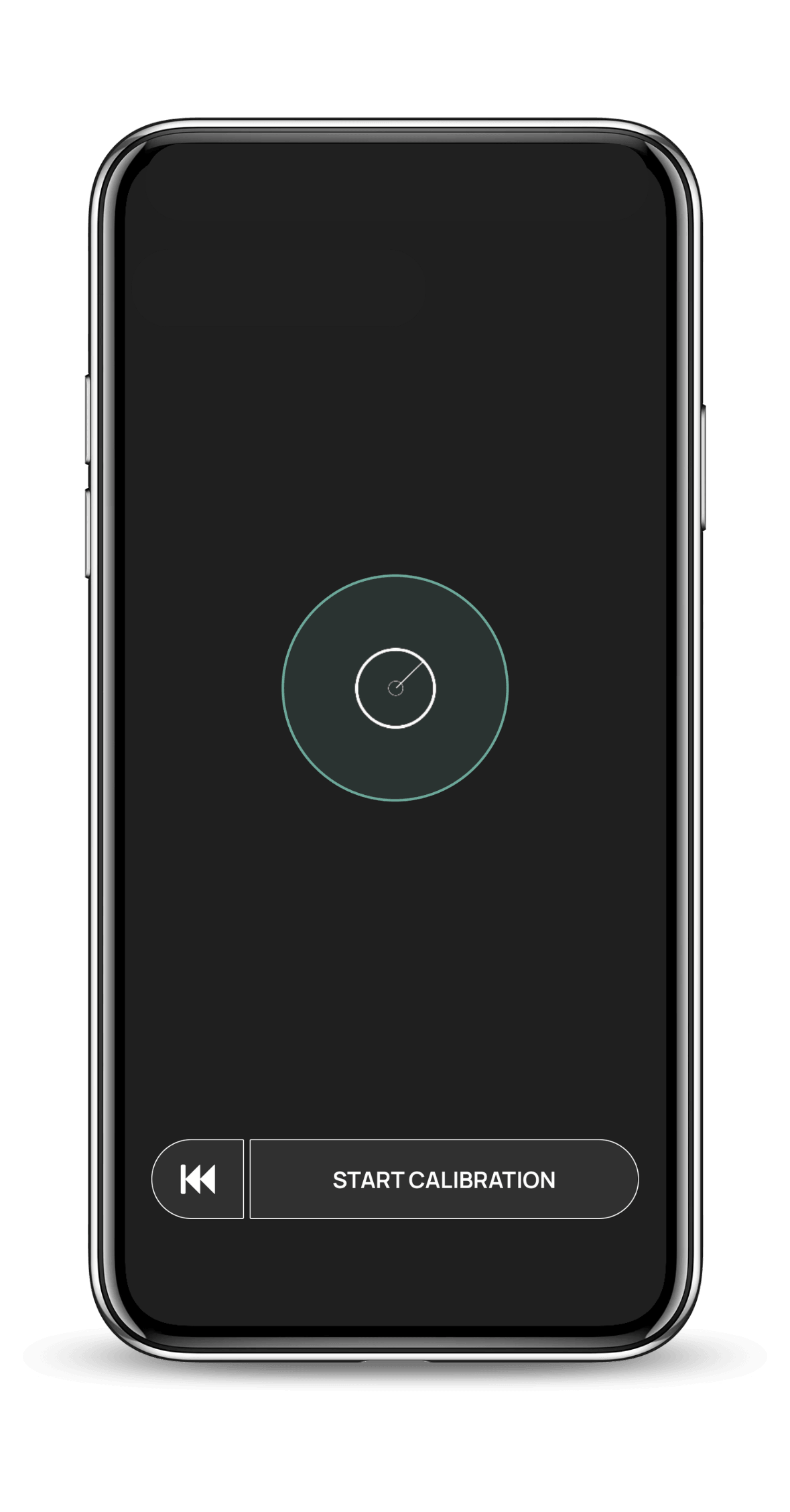BaroShift app calibration screen — baroreflex interval capture